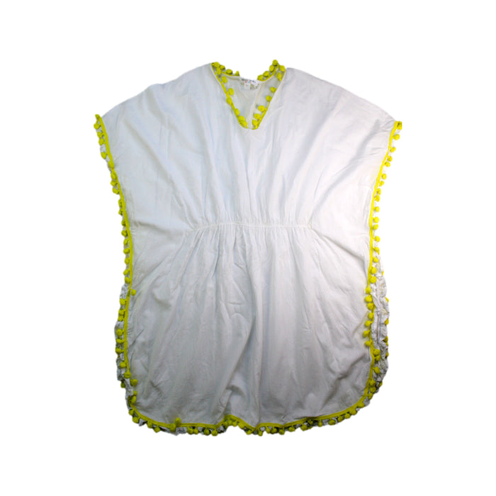 A White Cover Ups from Nessi Byrd in size 12Y for girl. (Front View)