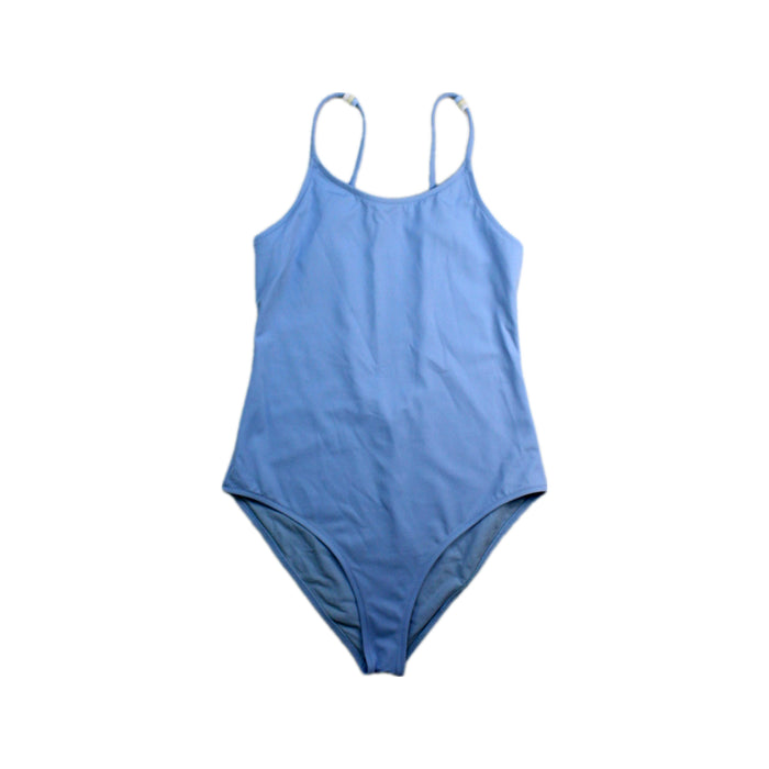 A Blue Swimsuits from Sundek in size 12Y for girl. (Front View)