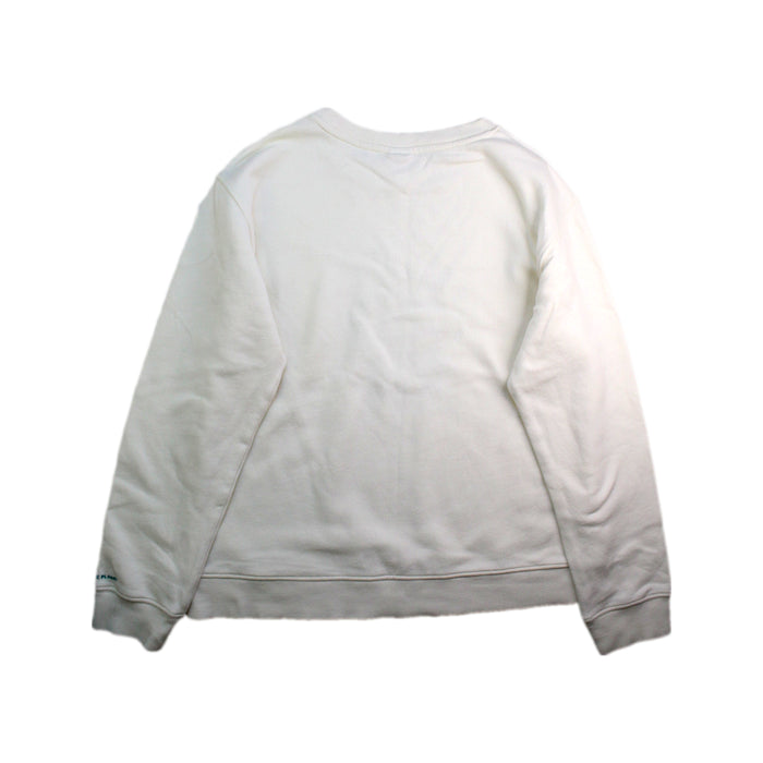 A White Crewneck Sweatshirts from Bonton in size 12Y for neutral. (Back View)