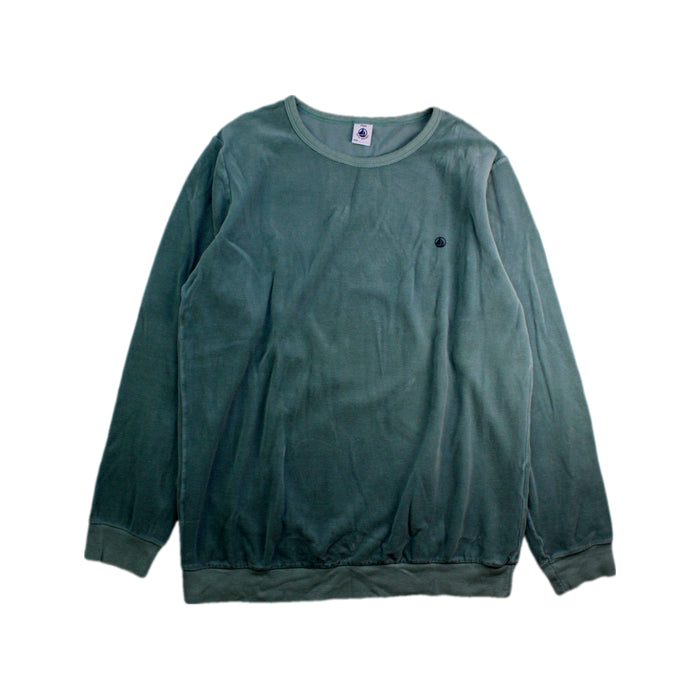 A Green Crewneck Sweatshirts from Petit Bateau in size 14Y for neutral. (Front View)