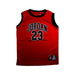 A Red Sleeveless T Shirts from Air Jordan in size 7Y for boy. (Front View)