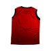 A Red Sleeveless T Shirts from Air Jordan in size 7Y for boy. (Back View)