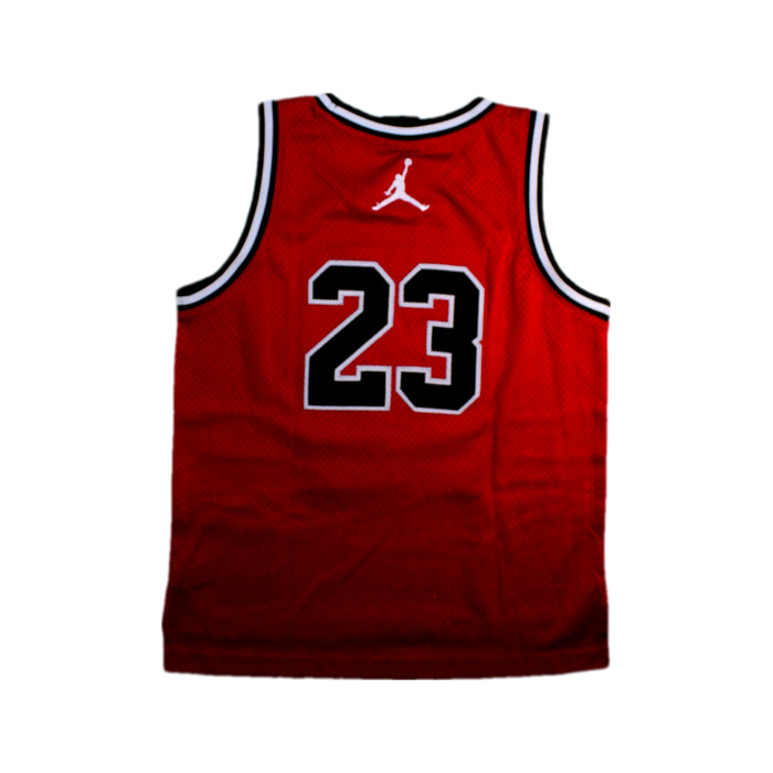 A Red Active Tops from Air Jordan in size 6T for boy. (Back View)