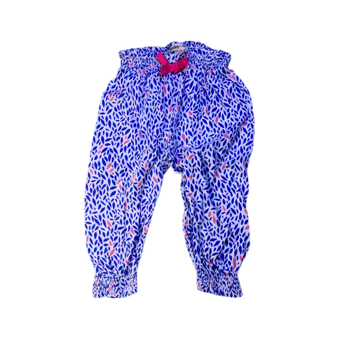 A Blue Casual Pants from Hatley in size 12-18M for girl. (Front View)