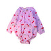 A Pink Long Sleeve Bodysuits from Peter Alexander in size 12-18M for girl. (Front View)