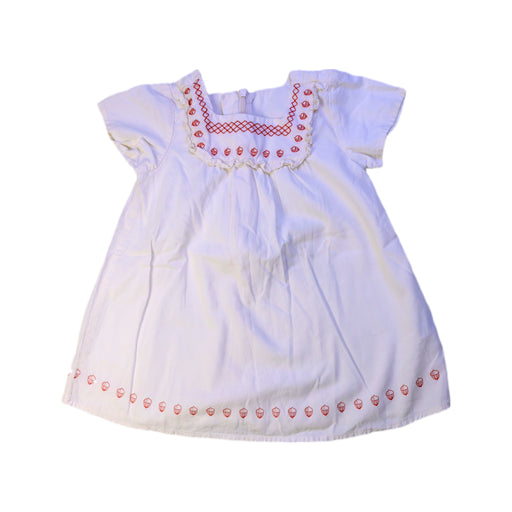 A White Short Sleeve Dresses from Balabala in size 12-18M for girl. (Front View)