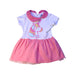 A White Short Sleeve Dresses from Vauva in size 12-18M for girl. (Front View)