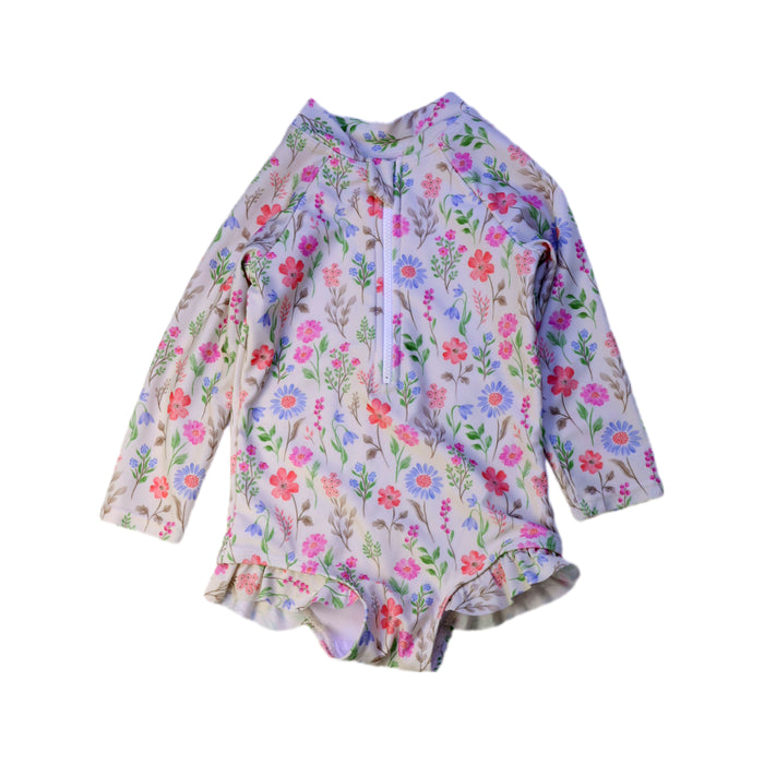 A Multicolour Swimsuits from Purebaby in size 12-18M for girl. (Front View)