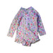 A Multicolour Swimsuits from Purebaby in size 12-18M for girl. (Front View)