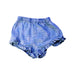 A Blue Bloomers from Seed in size 6-12M for girl. (Front View)