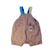 A Beige Overall Shorts from Vauva in size 6-12M for girl. (Front View)