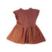 A Brown Short Sleeve Dresses from Nature Baby in size 2T for girl. (Back View)