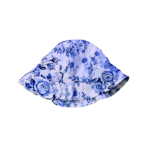 A Blue Sun Hats from Ralph Lauren in size 12-18M for girl. (Front View)