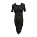 A Black Short Sleeve Dresses from Ripe in size Maternity-XS for maternity. (Front View)