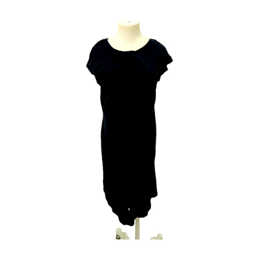 A Black Short Sleeve Dresses from Ripe in size Maternity-XS for maternity. (Front View)