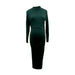 A Green Long Sleeve Dresses from Ripe in size Maternity-S for maternity. (Front View)