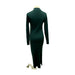 A Green Long Sleeve Dresses from Ripe in size Maternity-S for maternity. (Back View)