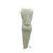 A Grey Sleeveless Dresses from Seraphine in size Maternity-S for maternity. (Back View)