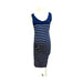 A Navy Sleeveless Dresses from Seraphine in size Maternity-M for maternity. (Front View)
