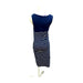 A Navy Sleeveless Dresses from Seraphine in size Maternity-M for maternity. (Back View)
