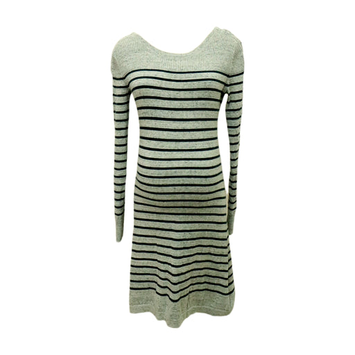 A Grey Long Sleeve Dresses from Seraphine in size Maternity-S for maternity. (Front View)