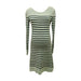 A Grey Long Sleeve Dresses from Seraphine in size Maternity-S for maternity. (Front View)