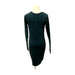 A Green Sweater Dresses from Seraphine in size Maternity-S for maternity. (Back View)
