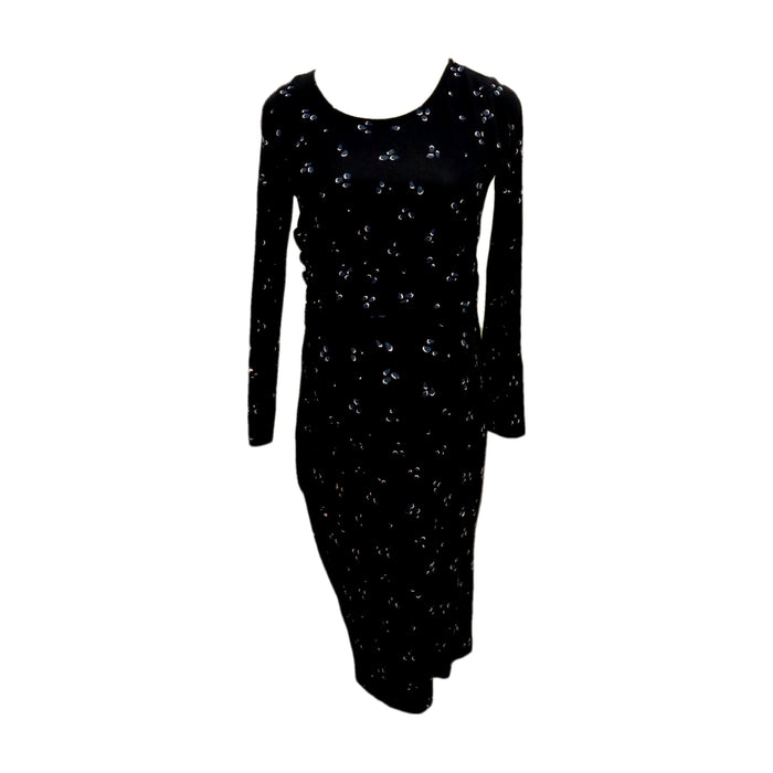 A Black Long Sleeve Dresses from Seraphine in size Maternity-S for maternity. (Front View)