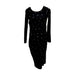 A Black Long Sleeve Dresses from Seraphine in size Maternity-S for maternity. (Front View)