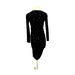 A Black Long Sleeve Dresses from Seraphine in size Maternity-S for maternity. (Back View)