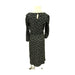 A Black Long Sleeve Dresses from Seraphine in size Maternity-M for maternity. (Back View)