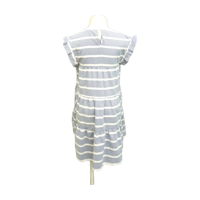 A White Sleeveless Dresses from Mayarya in size Maternity-XS for maternity. (Back View)