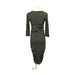 A Black Long Sleeve Dresses from Ingrid & Isabel in size Maternity-XS for maternity. (Back View)