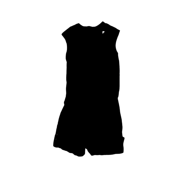 A Black Sleeveless Rompers from Ripe in size Maternity-XS for maternity. (Back View)