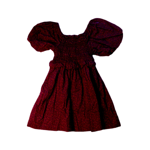 A Burgundy Short Sleeve Dresses from Hope & Henry in size 3T for girl. (Front View)