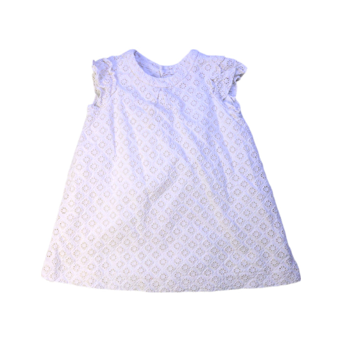 A White Sleeveless Dresses from Bonpoint in size 2T for girl. (Front View)