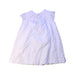 A White Sleeveless Dresses from Bonpoint in size 2T for girl. (Back View)