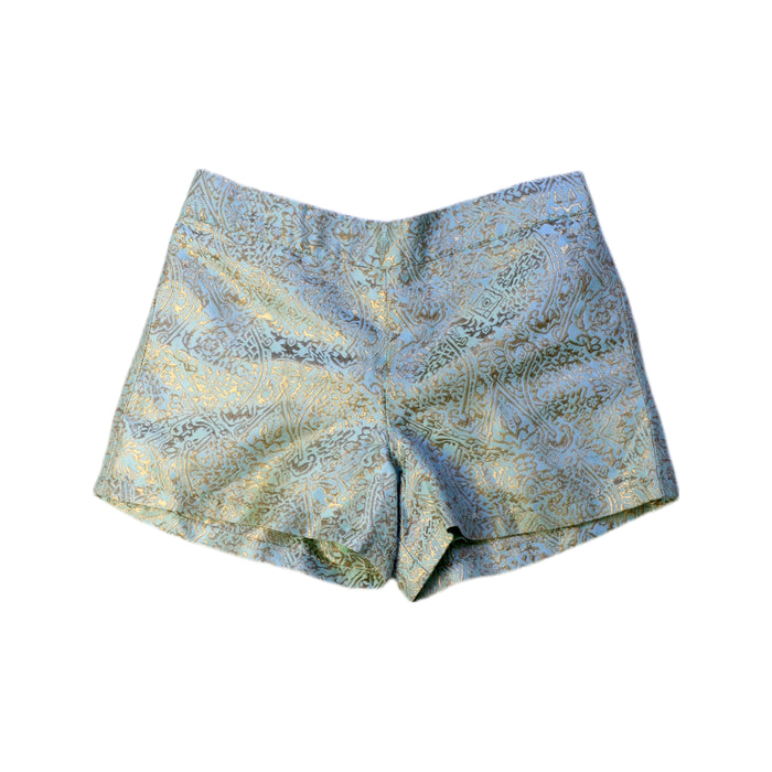 A Gold Shorts from Monsoon in size 3T for girl. (Front View)