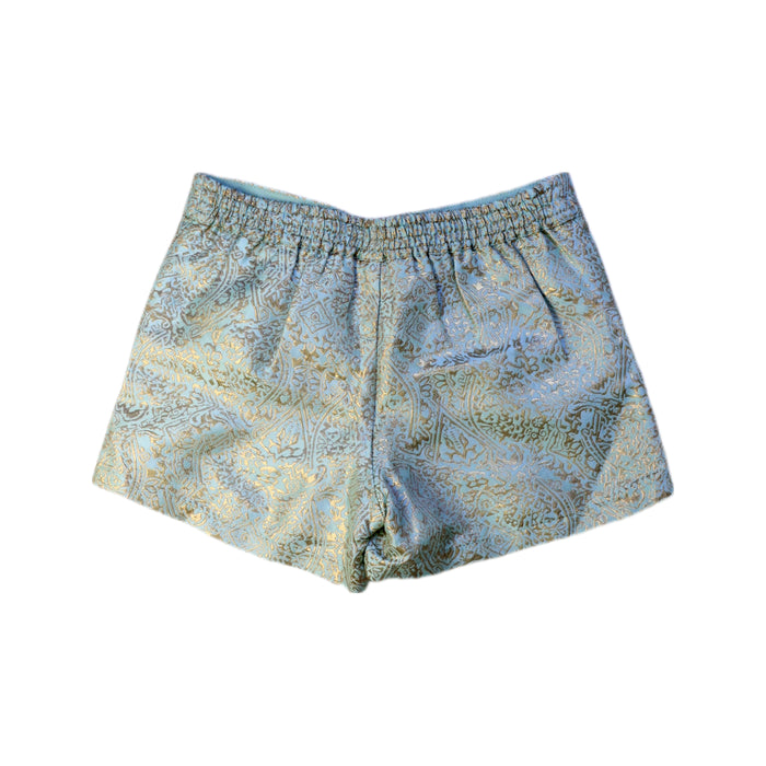 A Gold Shorts from Monsoon in size 3T for girl. (Back View)