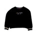 A Black Crewneck Sweatshirts from Tommy Hilfiger in size 4T for girl. (Front View)