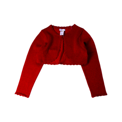 A Red Cardigans from Monsoon in size 3T for girl. (Front View)
