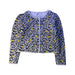 A White Cardigans from Petit Bateau in size 8Y for girl. (Front View)