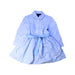 A Blue Long Sleeve Dresses from Polo Ralph Lauren in size 3T for girl. (Front View)