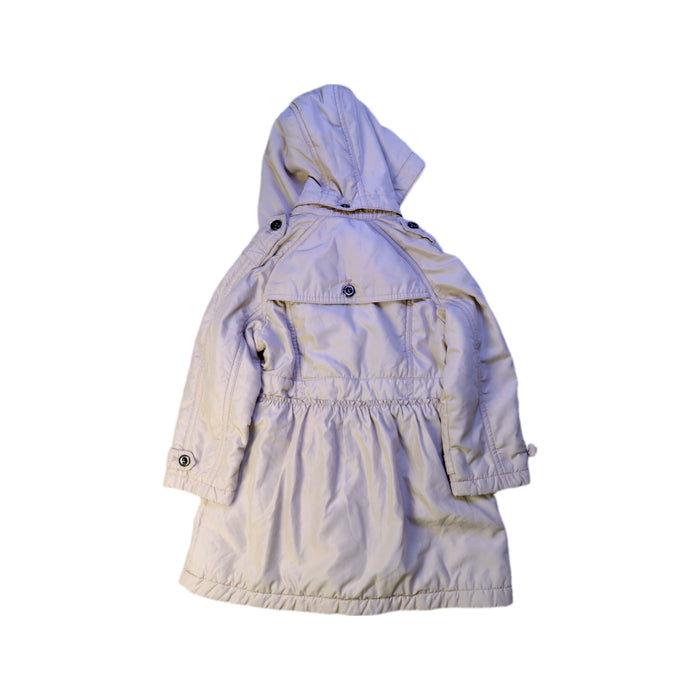 A White Coats from Burberry in size 3T for girl. (Back View)