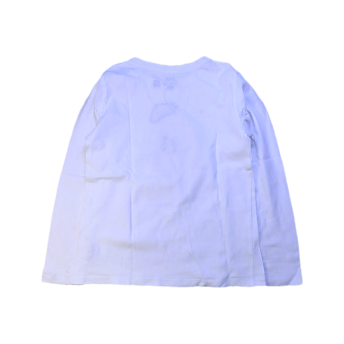 A White Long Sleeve Tops from Polo Ralph Lauren in size 6T for girl. (Back View)