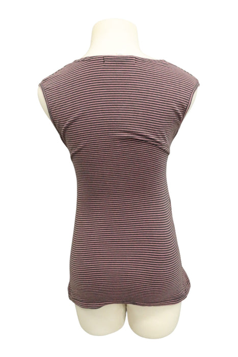 A Red Sleeveless Tops from Ripe in size Maternity-XS for maternity. (Back View)