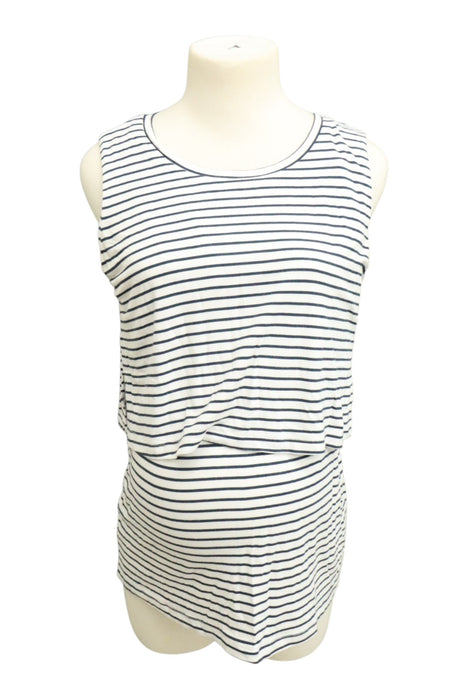 A White Sleeveless Tops from Ripe in size Maternity-XS for maternity. (Front View)