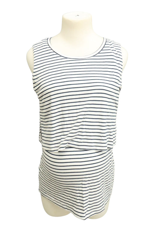 A White Sleeveless Tops from Ripe in size Maternity-XS for maternity. (Front View)