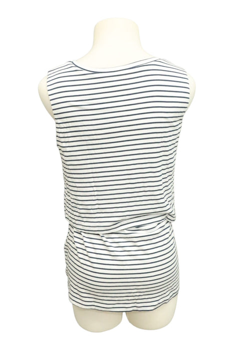 A White Sleeveless Tops from Ripe in size Maternity-XS for maternity. (Back View)