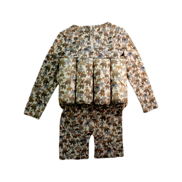 A Multicolour Floatsuits from Konges Sløjd in size 3T for neutral. (Back View)